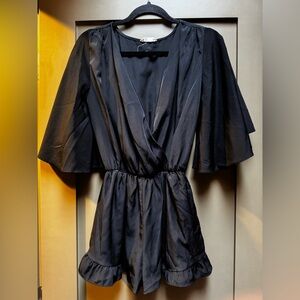 Altar'd State Black Romper Small